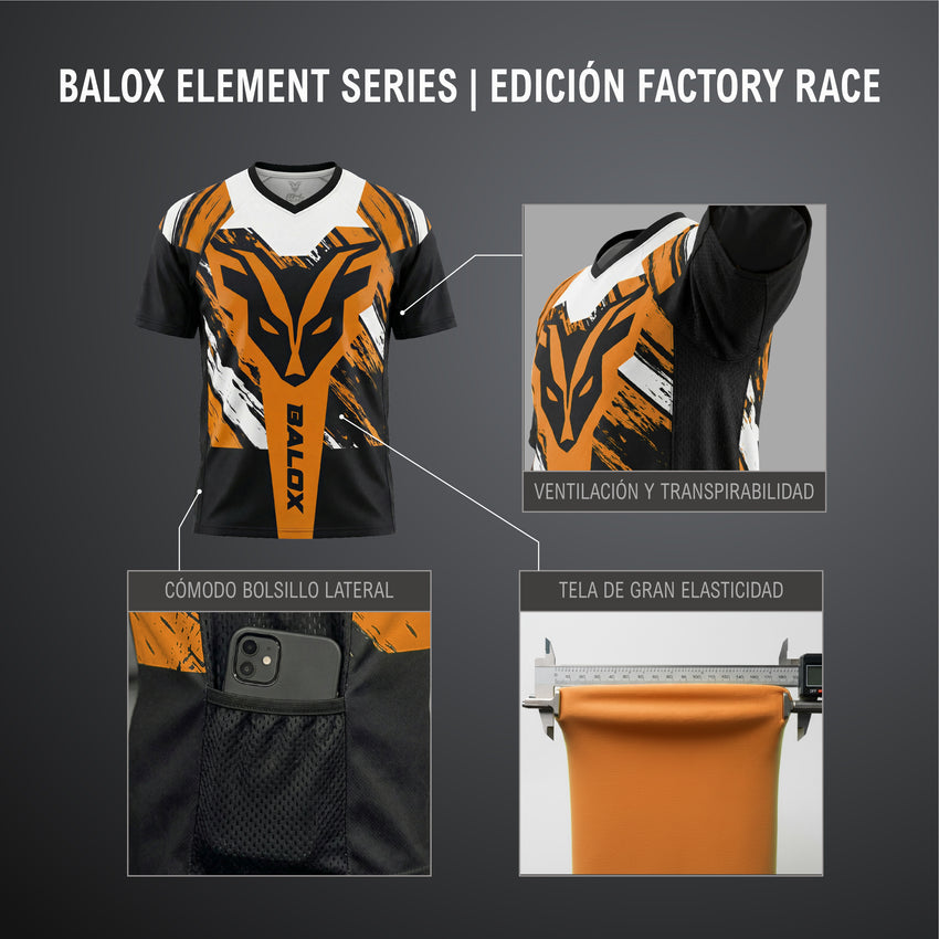 Camiseta Enduro Race Naranja