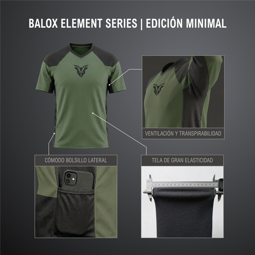 Camiseta Minimal Verde Prado