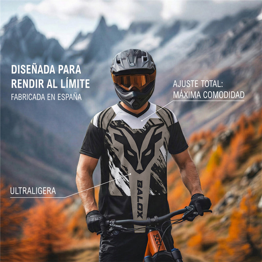 Camiseta Enduro Race Gris